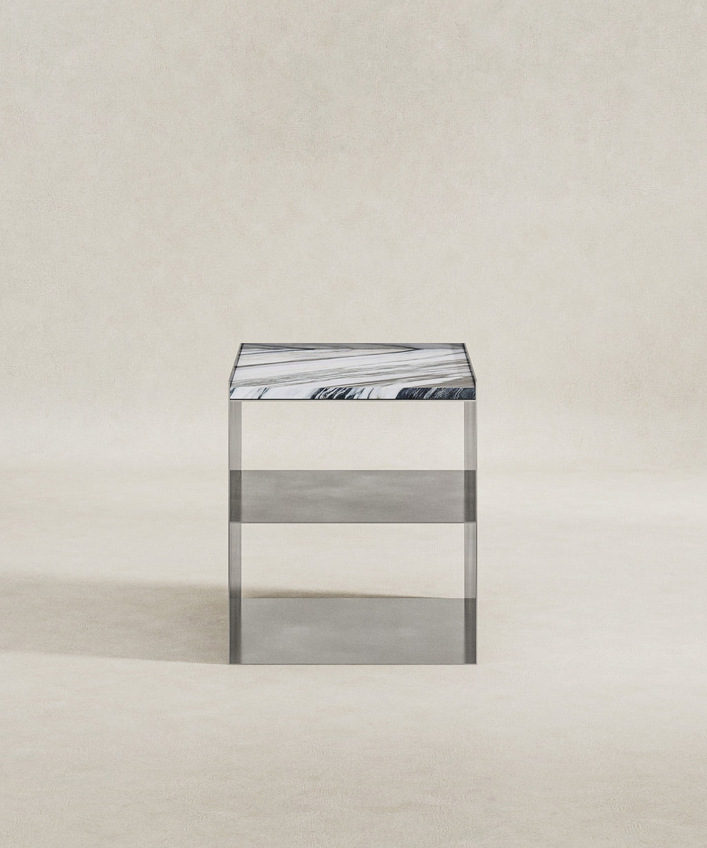 Noah Side Table - Calacatta