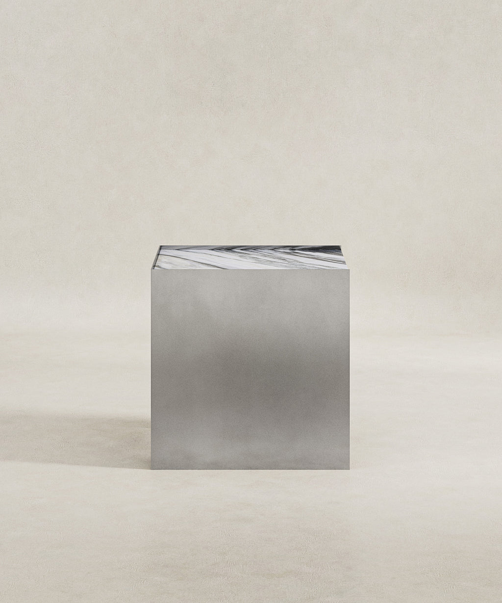 Noah Side Table - Calacatta