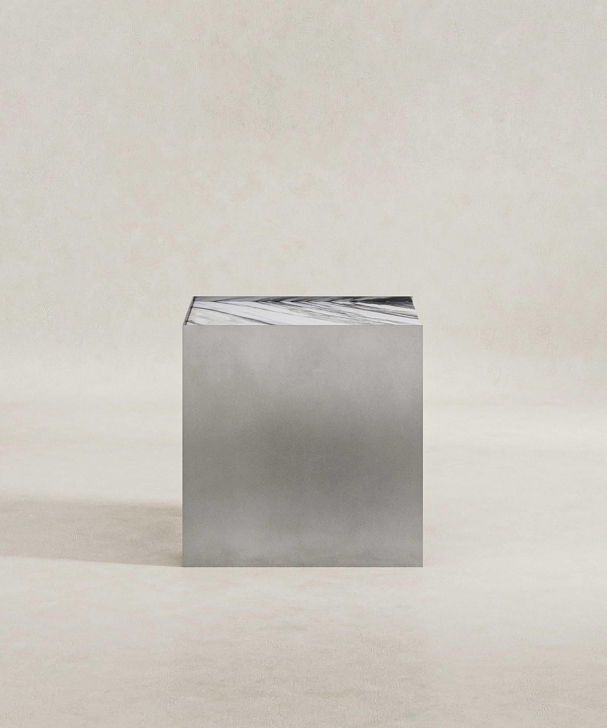 Noah Side Table - Calacatta