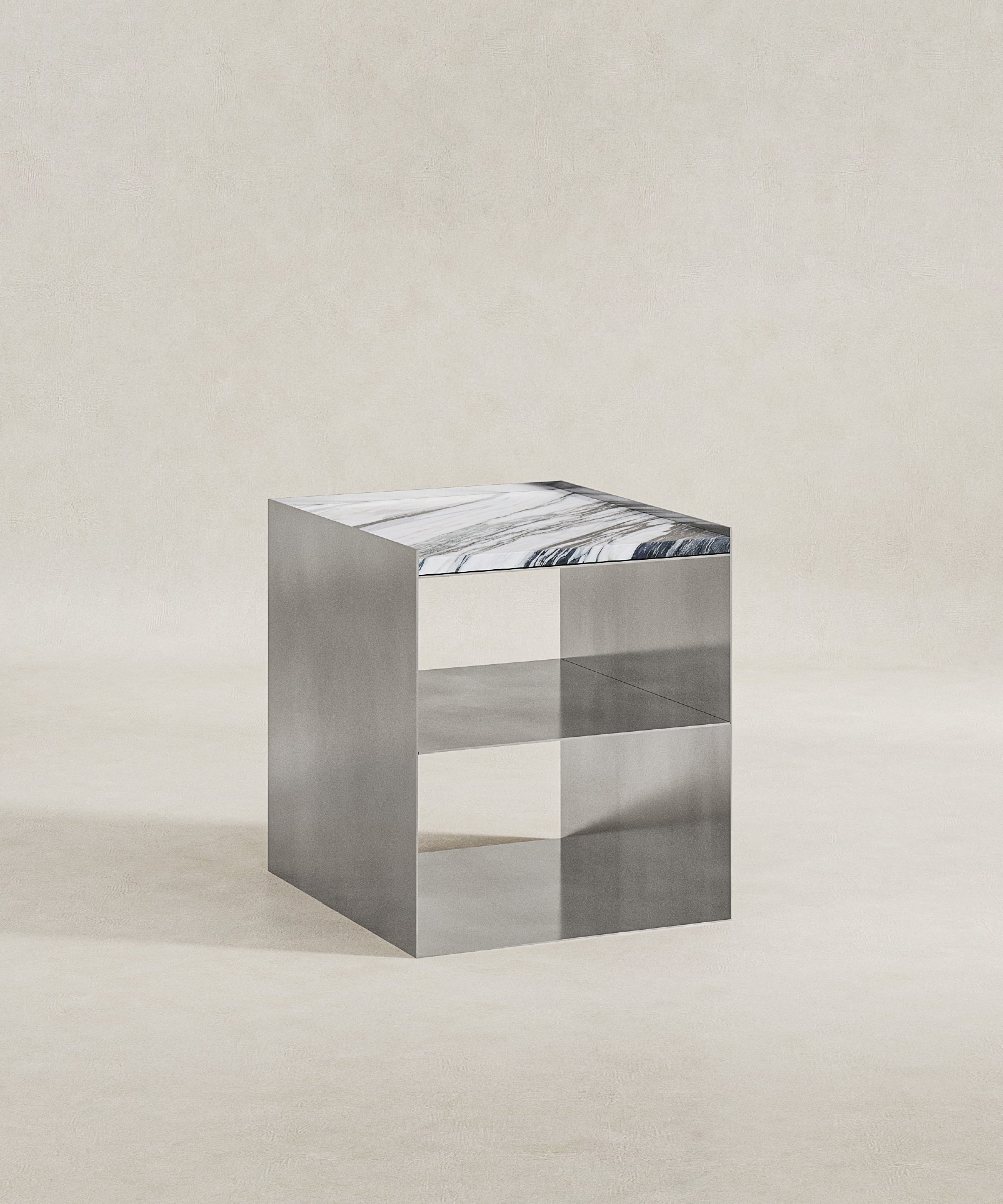 Noah Side Table - Calacatta