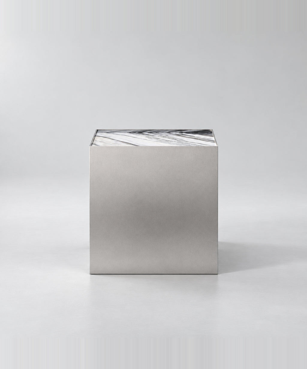 Noah Side Table - Calacatta