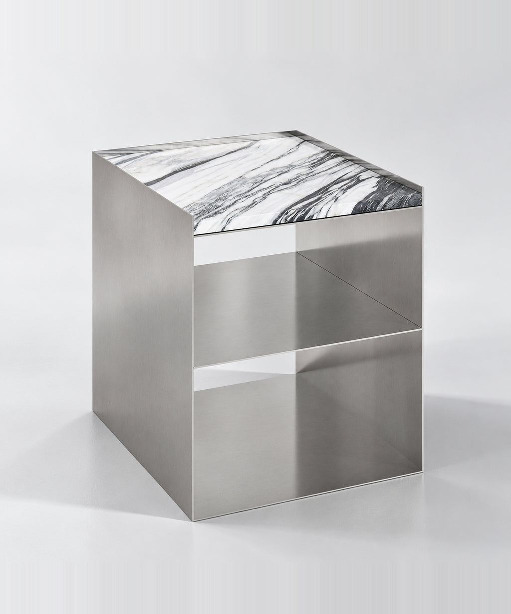 Noah Side Table - Calacatta