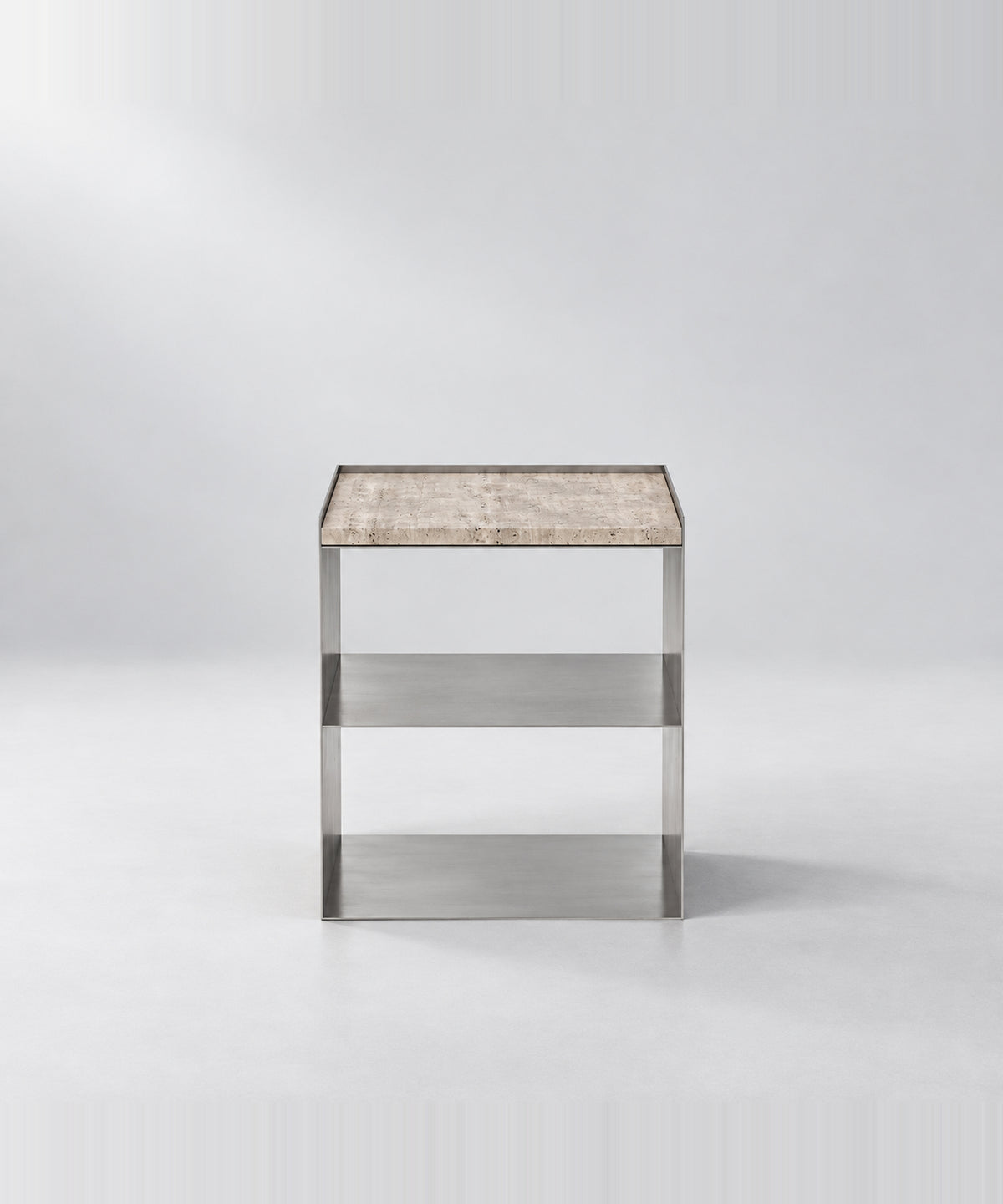 Noah Side Table - Travertine